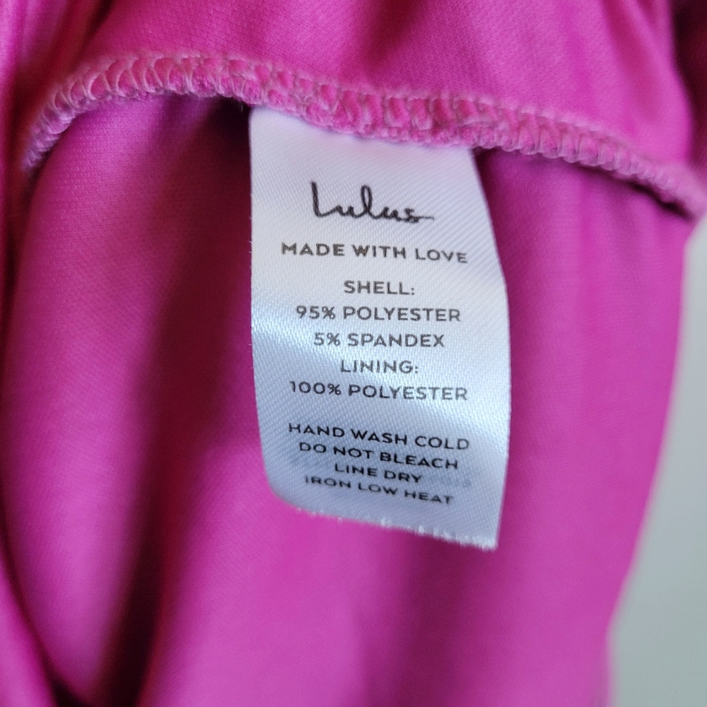 Lulus Here and Wow Magenta Ruched Bodycon Mini Dress - Picture 10 of 11